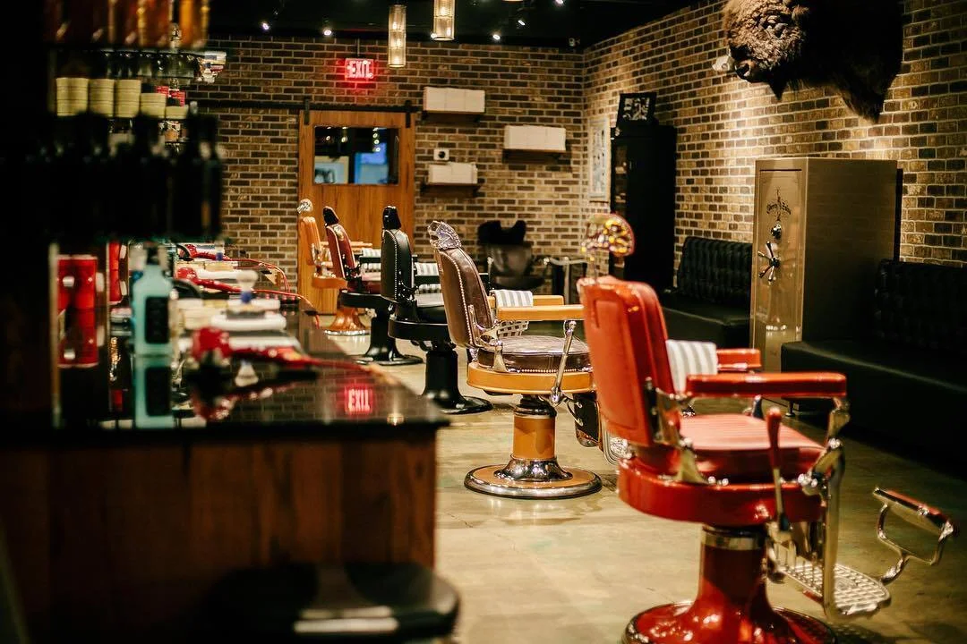 City Barbers interior